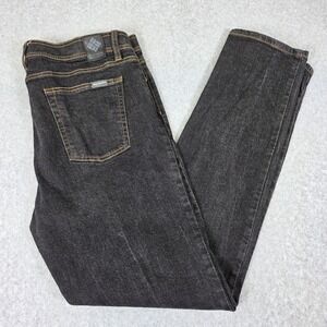 Columbia‎ Slim Fit Jeans Men's Size 38x34 Black Dark Wash Casual Outdoors Hiking